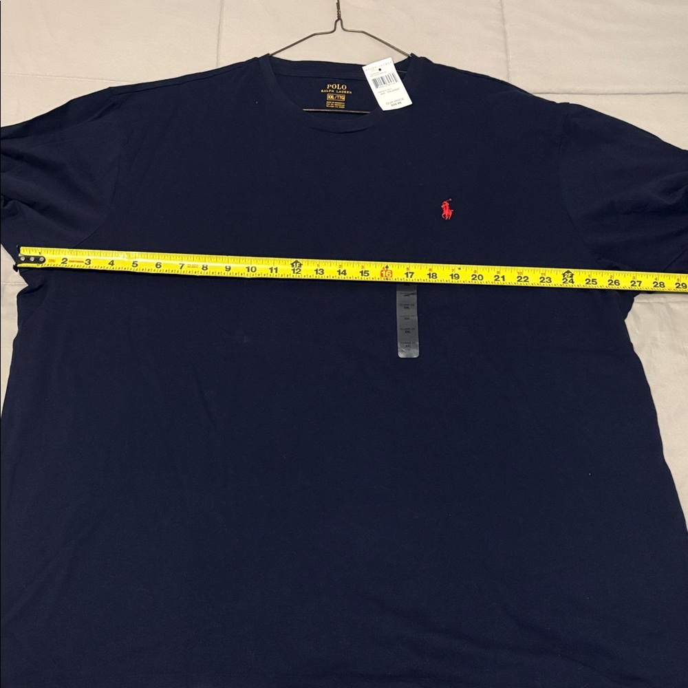 Polo Ralph Lauren Dark Blue Tee with Red Logo - Picture 7 of 8